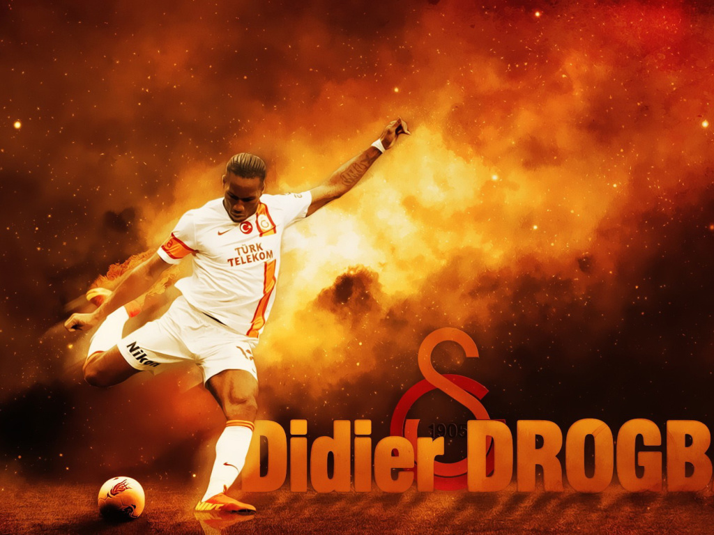 Fondo de pantalla Didier Drogba 1024x768