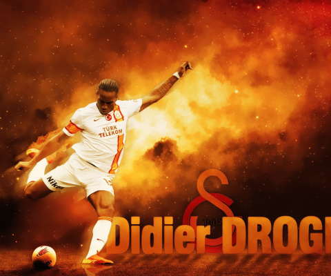 Fondo de pantalla Didier Drogba 480x400