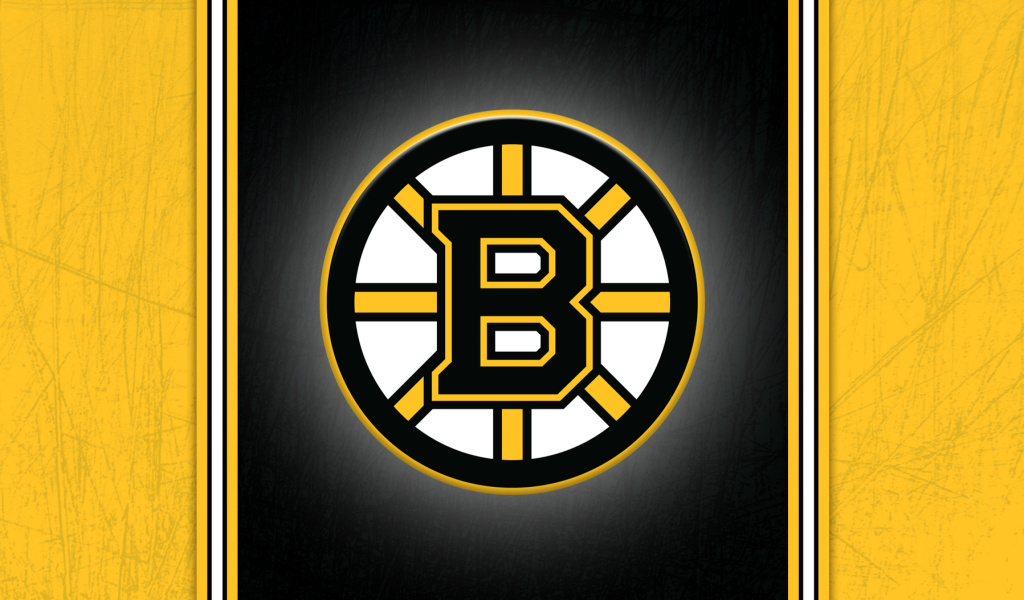 Das Boston Bruins Logo Wallpaper 1024x600