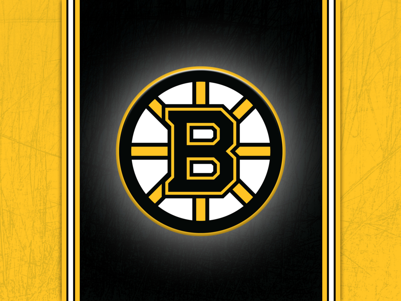 Das Boston Bruins Logo Wallpaper 1400x1050