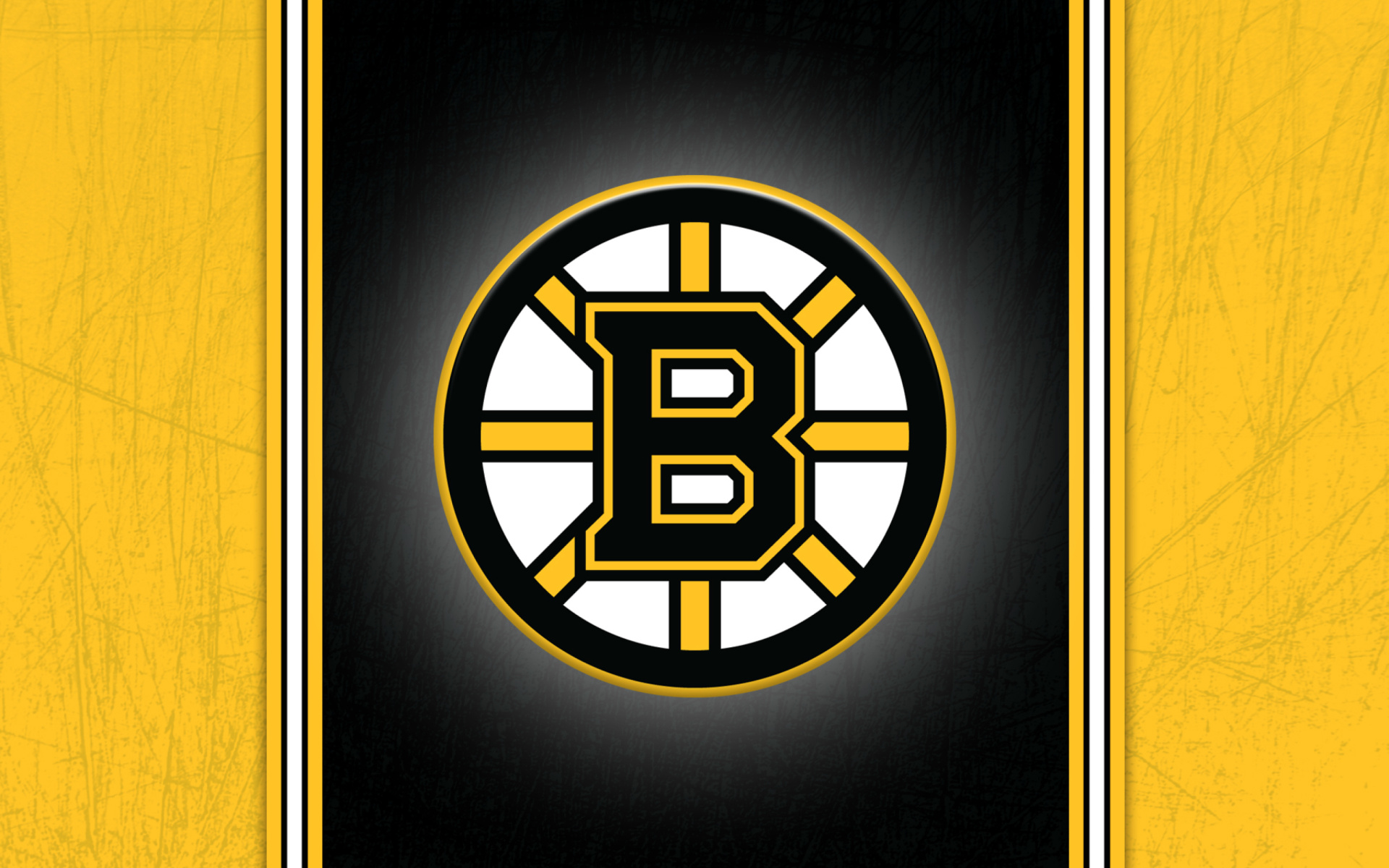 Обои Boston Bruins Logo 1920x1200