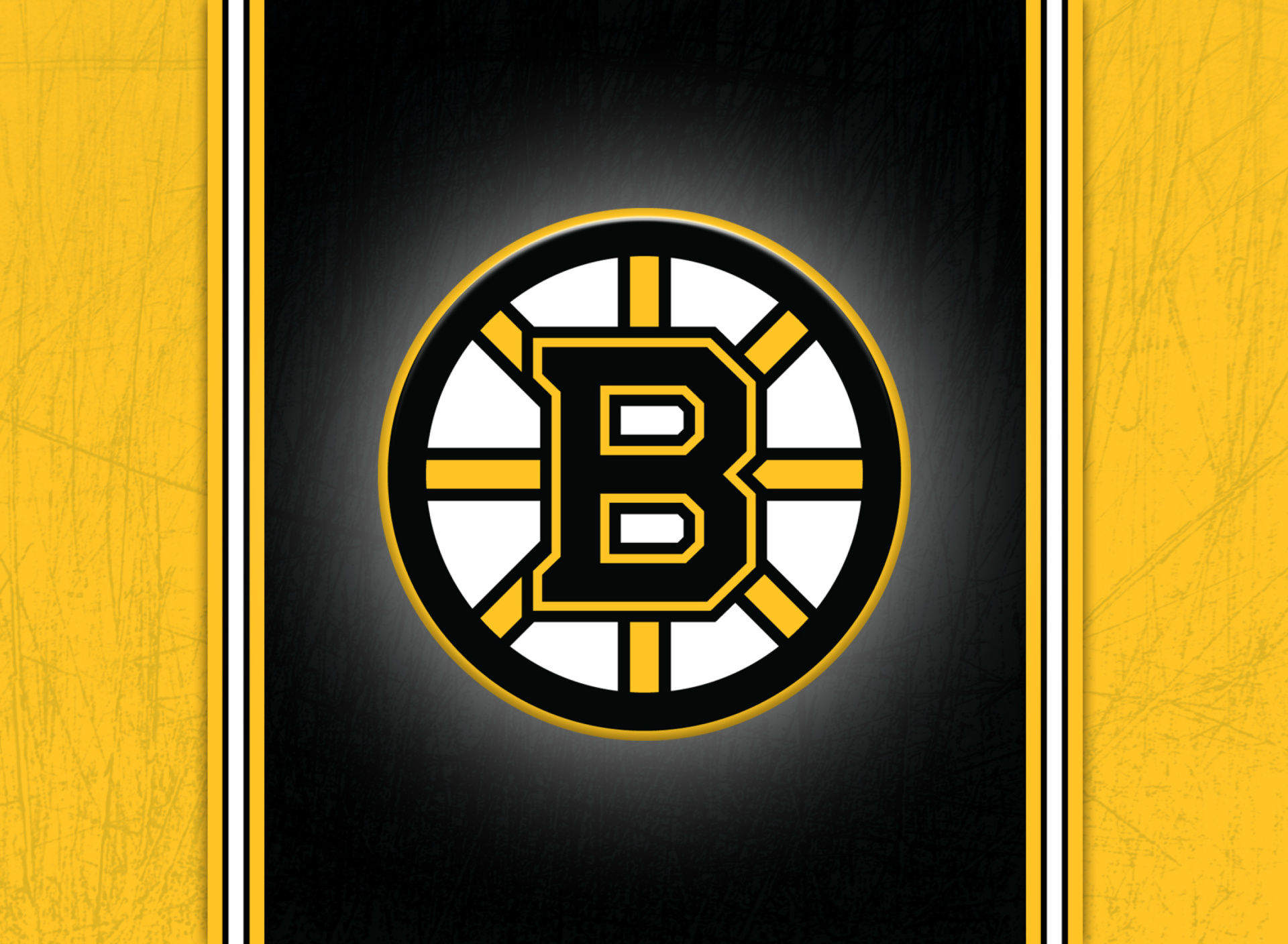 Fondo de pantalla Boston Bruins Logo 1920x1408