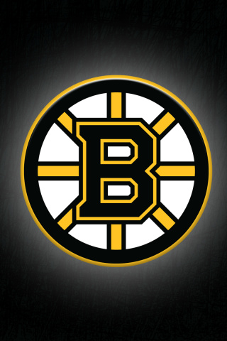 Sfondi Boston Bruins Logo 320x480