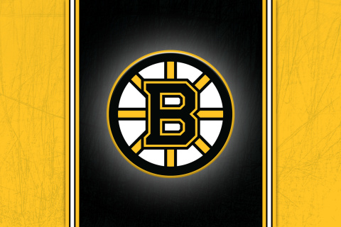 Обои Boston Bruins Logo 480x320