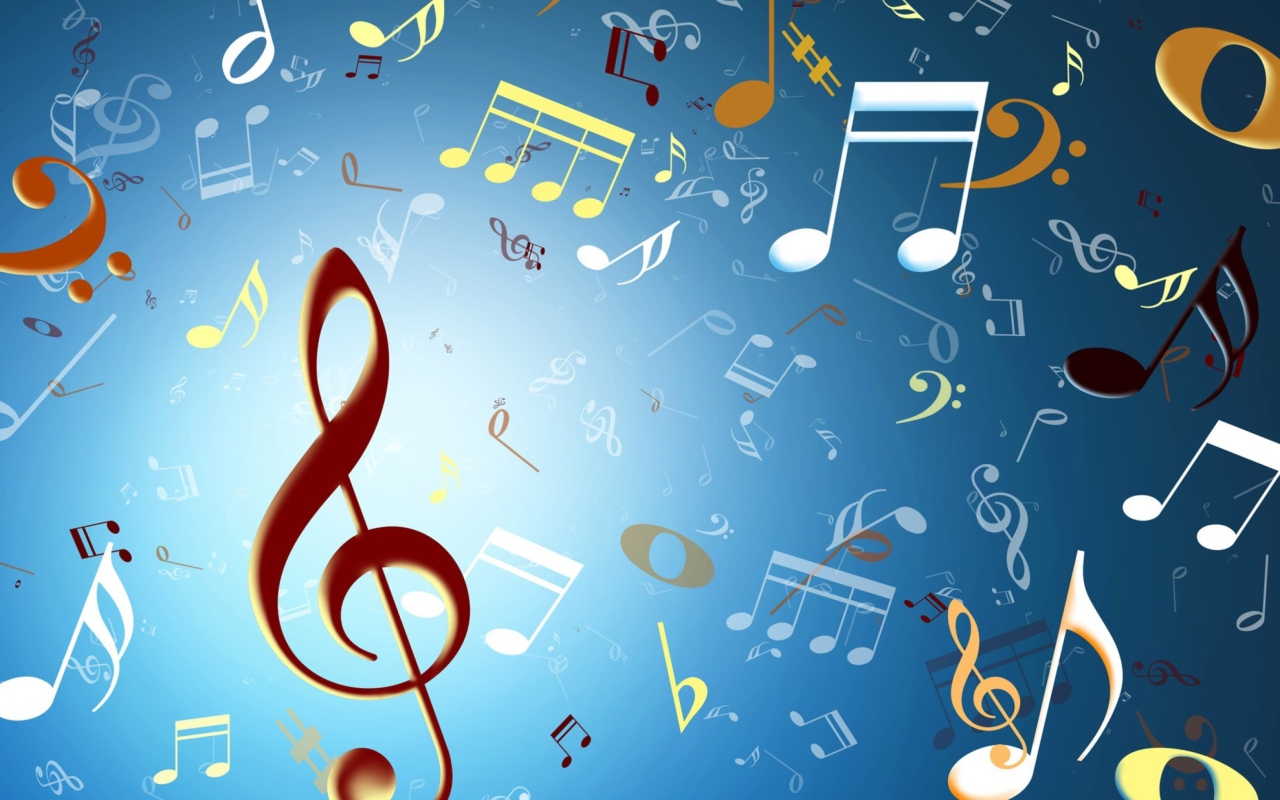 Обои Music Symbols 1280x800