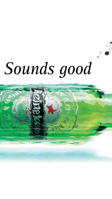 Обои Heineken, Sounds good 360x640