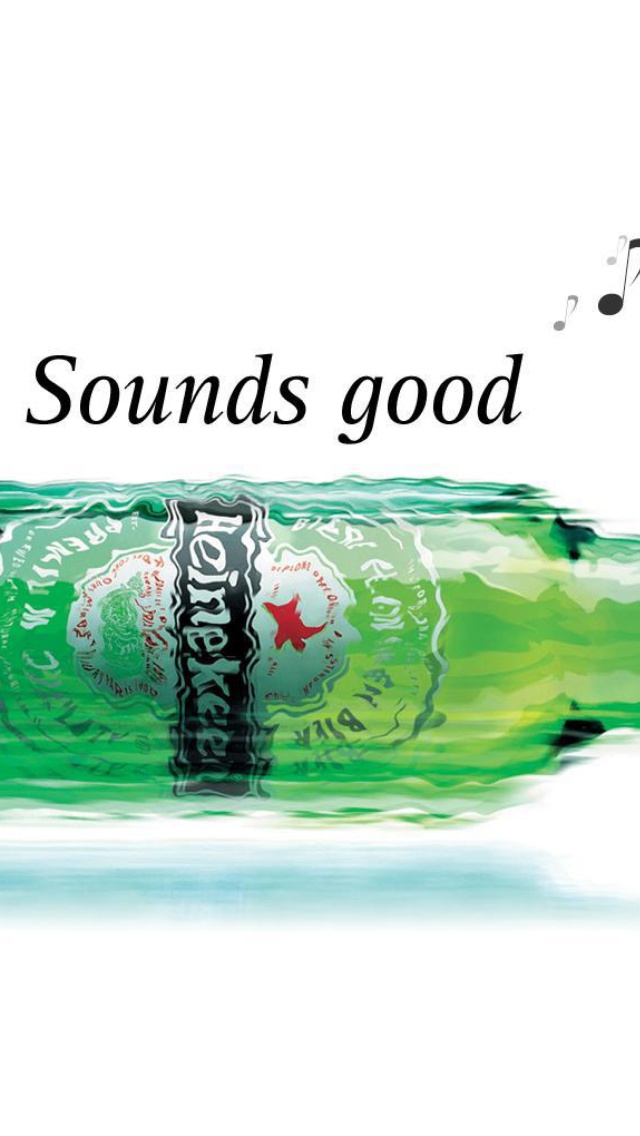 Heineken, Sounds good wallpaper 640x1136
