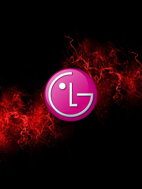 Das Lg Logo Wallpaper 480x640