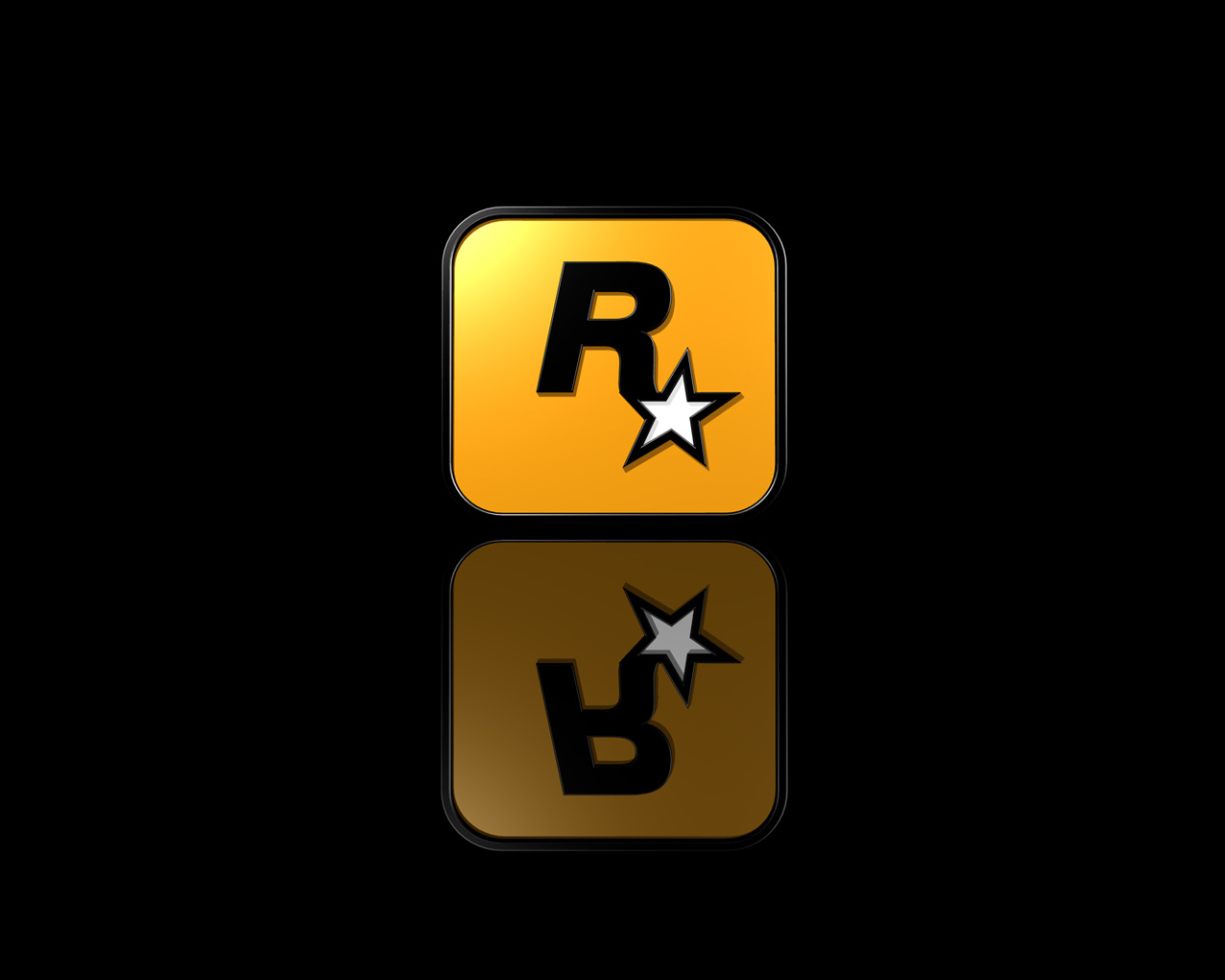 Das Rockstar Games Logo Wallpaper 1280x1024