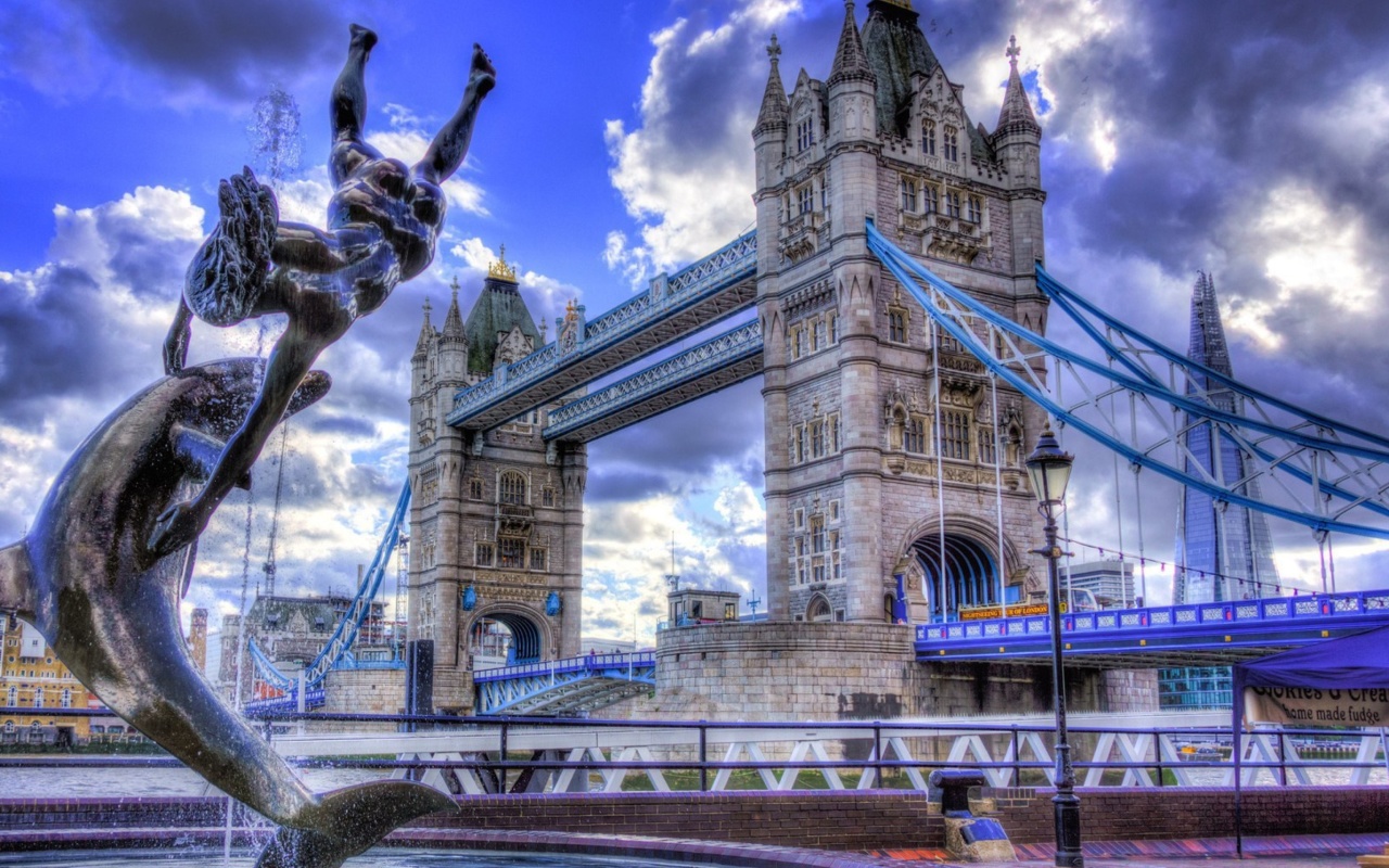 Fondo de pantalla Tower Bridge in London 1280x800