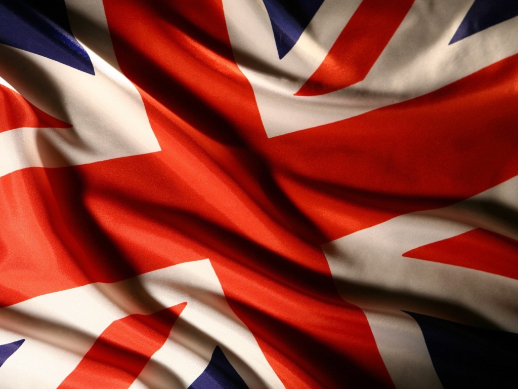 Das British Flag Wallpaper 1024x768