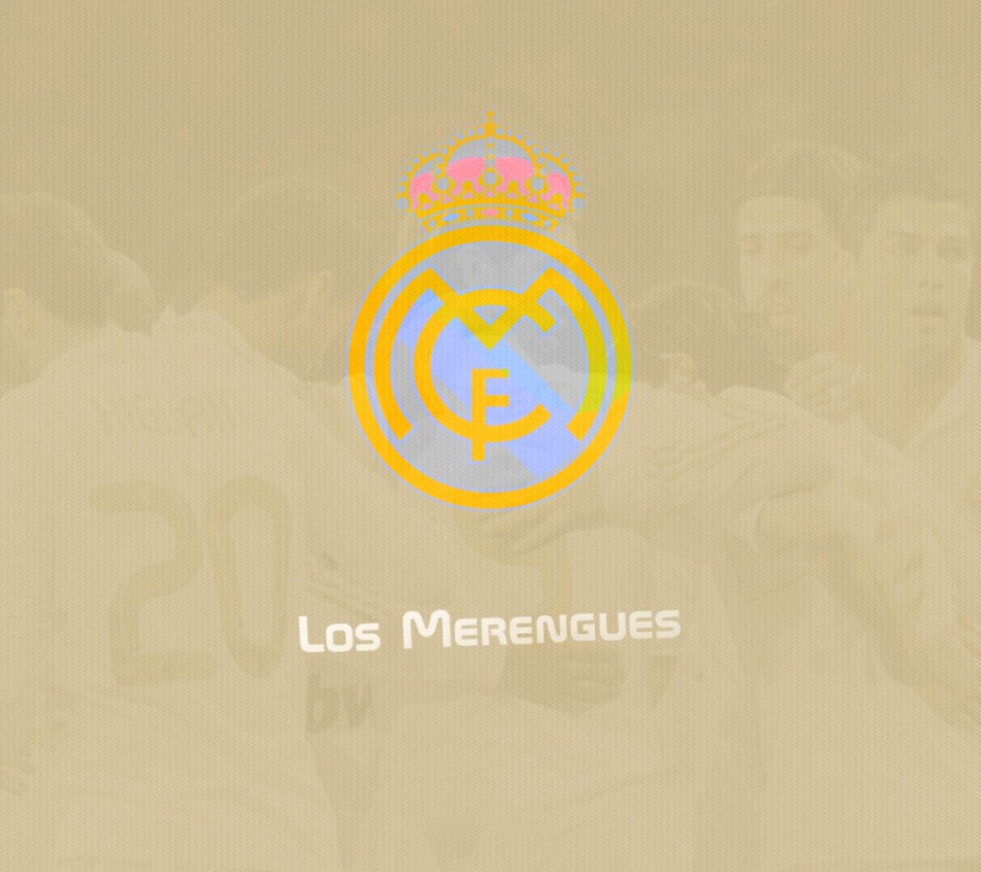 Real Madrid Los Merengues wallpaper 1080x960
