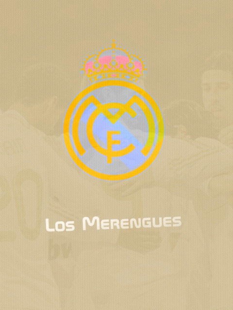 Real Madrid Los Merengues wallpaper 480x640