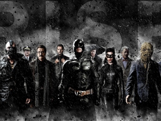Das Batman - The Dark Knight Rises Wallpaper 320x240