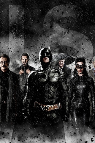 Das Batman - The Dark Knight Rises Wallpaper 320x480