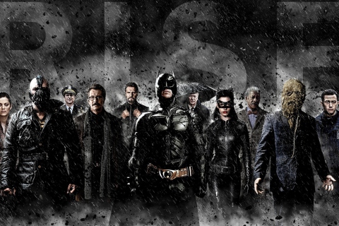 Das Batman - The Dark Knight Rises Wallpaper 480x320