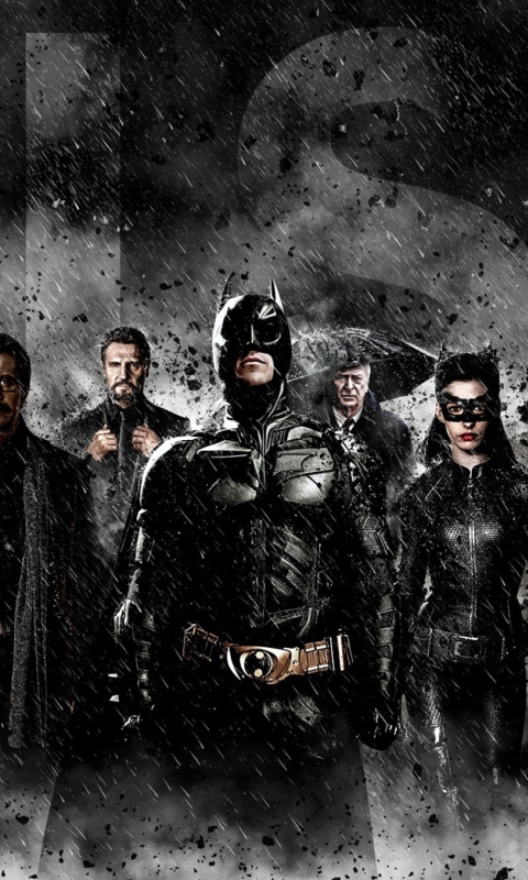 Das Batman - The Dark Knight Rises Wallpaper 480x800