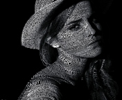 Обои Emma Watson Typography 176x144