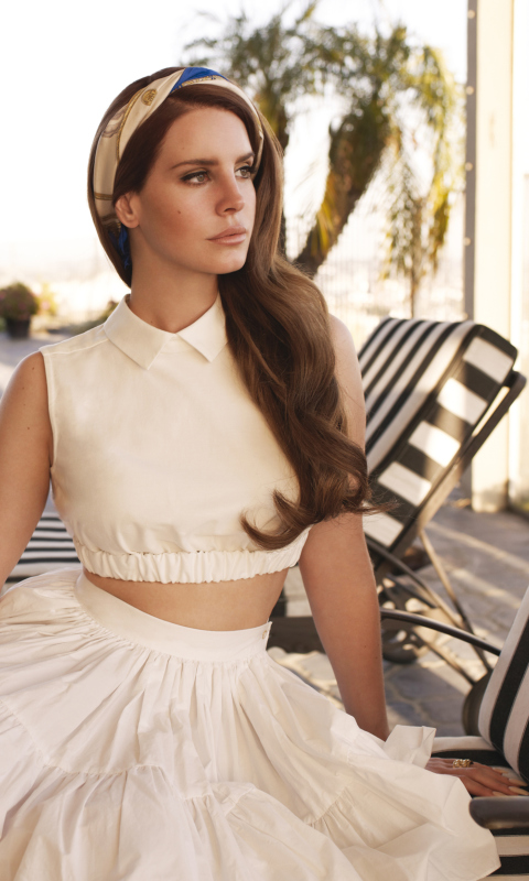 Fondo de pantalla Lana Del Rey 480x800