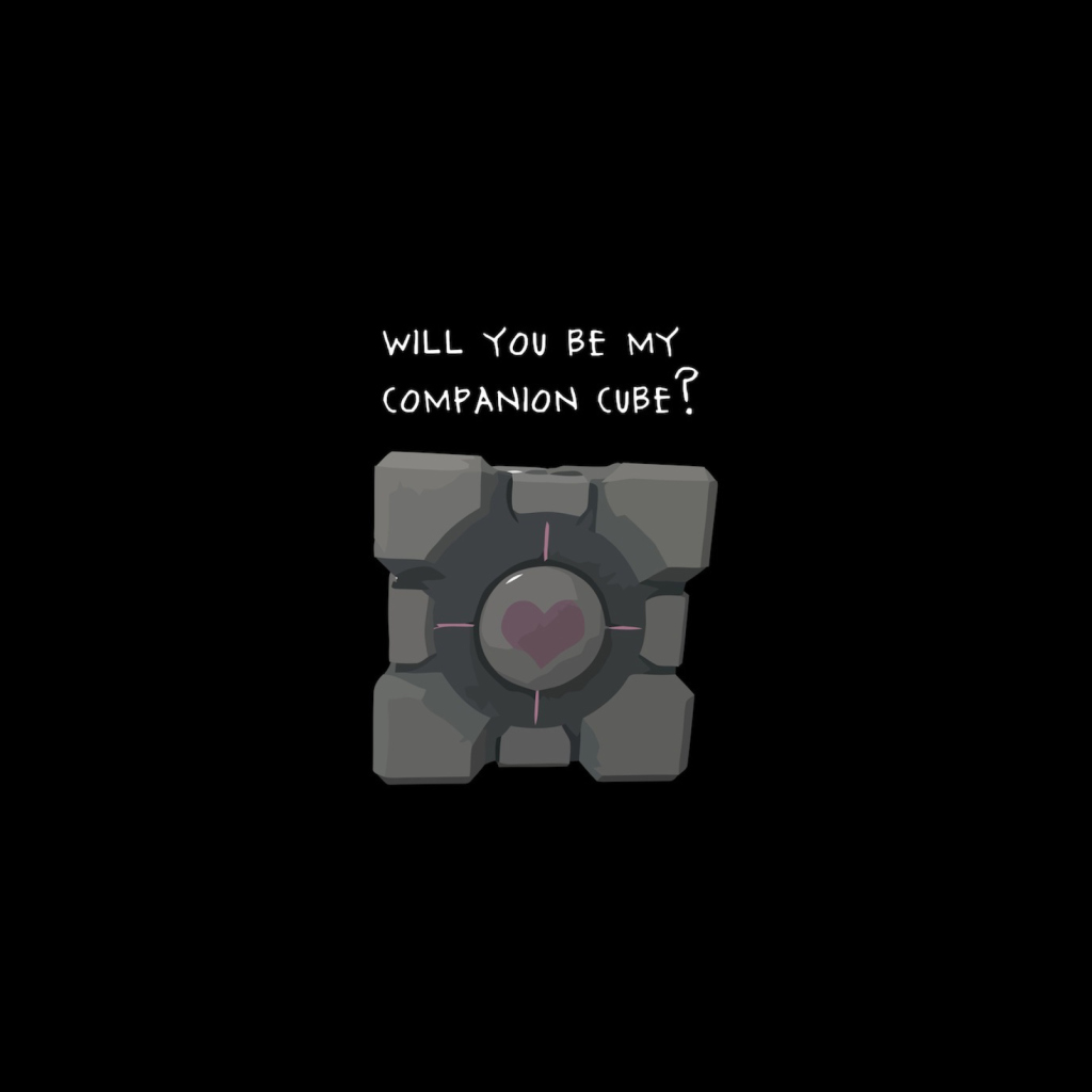 Sfondi Companion Cube 1024x1024