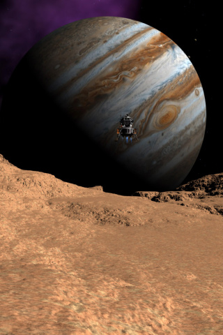 Screenshot №1 pro téma Callisto moon of Jupiter 320x480