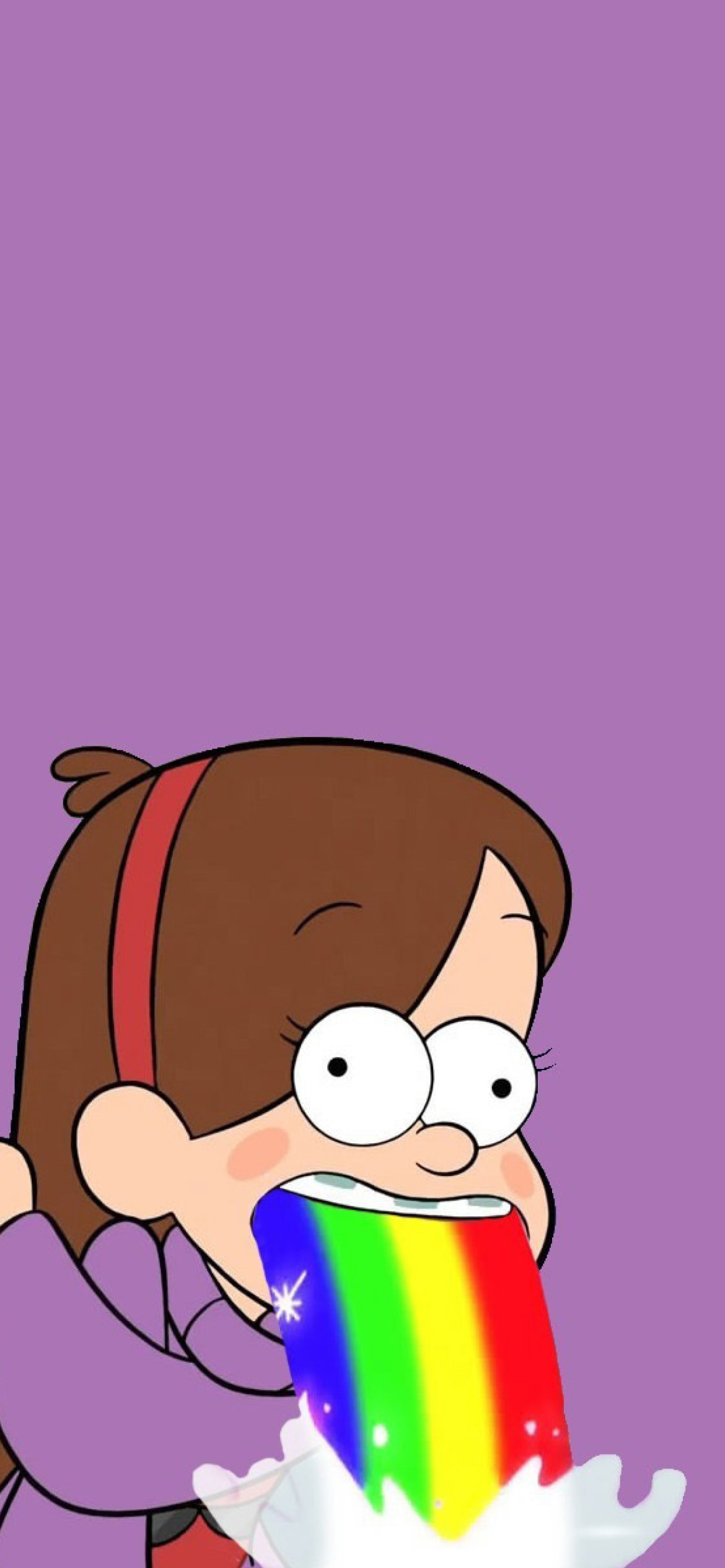 Mabel in Gravity Falls wallpaper 1170x2532
