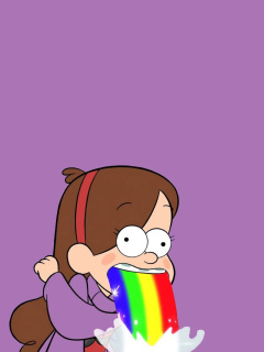 Fondo de pantalla Mabel in Gravity Falls 240x320