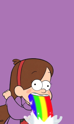 Fondo de pantalla Mabel in Gravity Falls 240x400