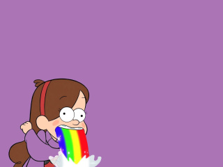 Mabel in Gravity Falls wallpaper 320x240