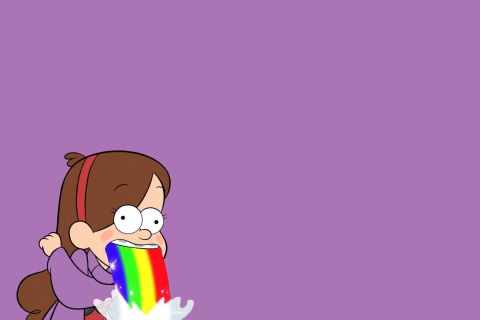 Fondo de pantalla Mabel in Gravity Falls 480x320