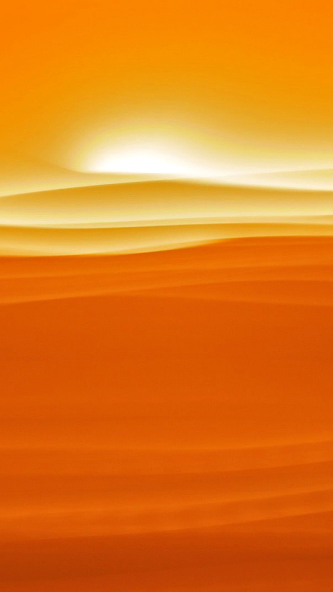 Das Orange Sky and Desert Wallpaper 1080x1920