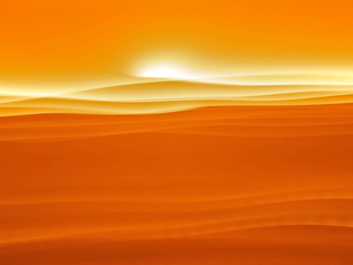 Orange Sky and Desert screenshot #1 1152x864