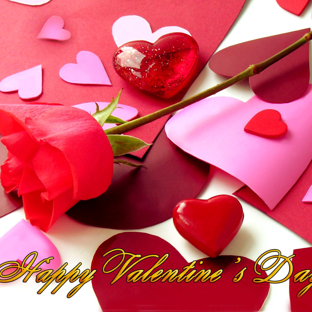 Happy Valentines wallpaper 1024x1024