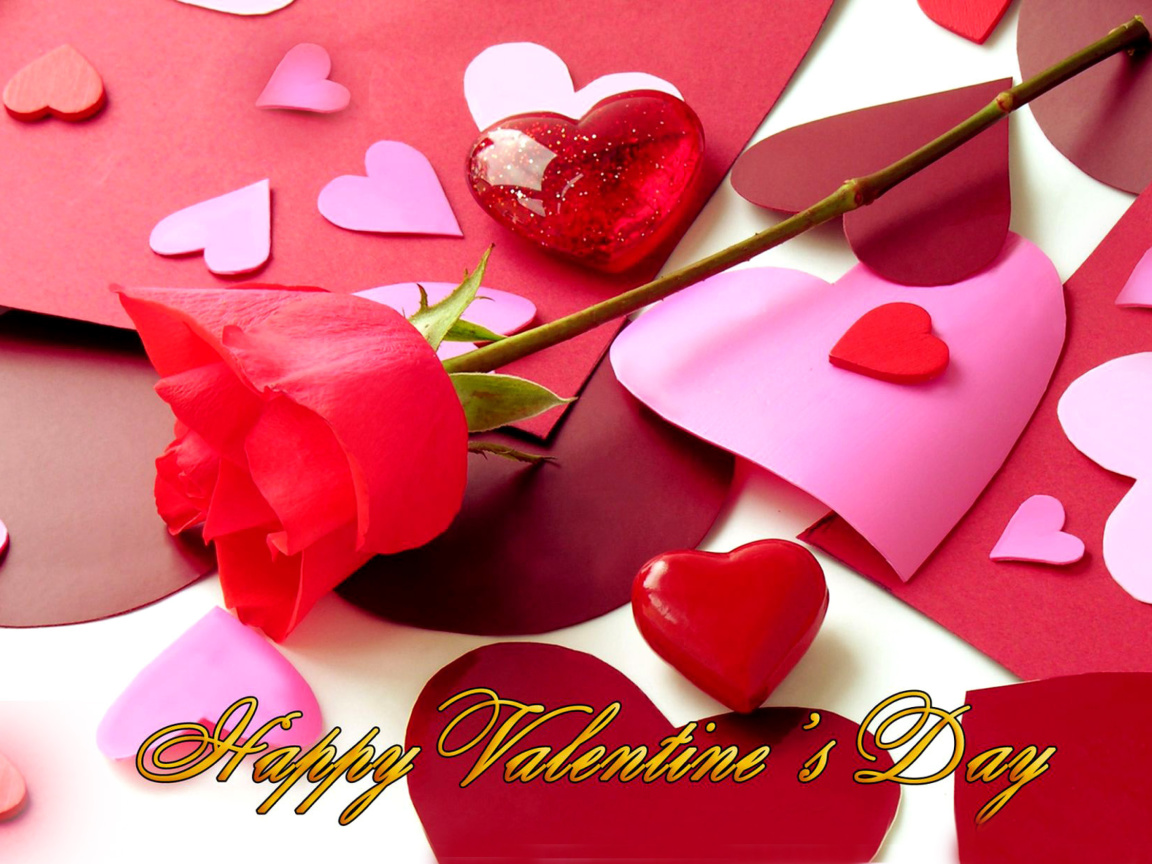 Das Happy Valentines Wallpaper 1152x864