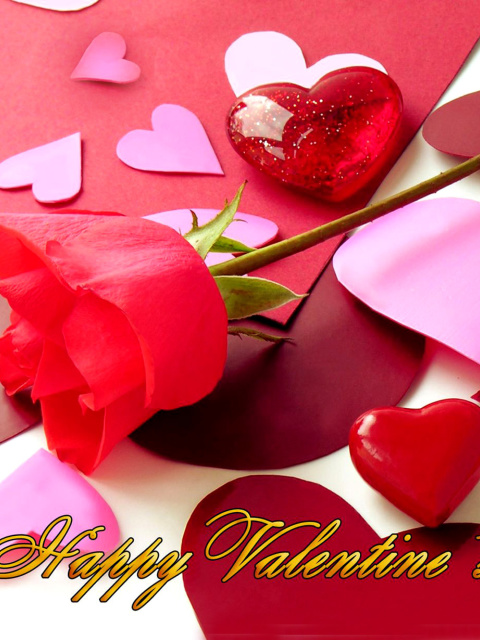 Fondo de pantalla Happy Valentines 480x640