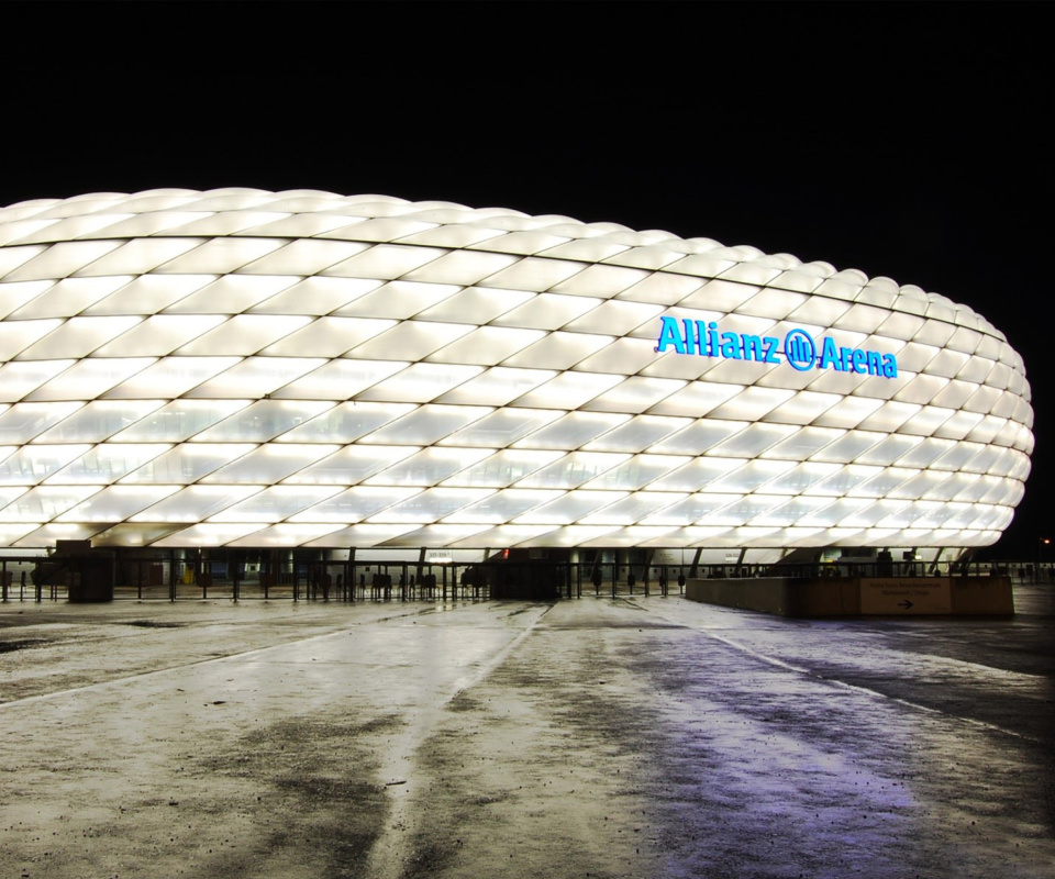 Das Allianz Arena is stadium in Munich Wallpaper 960x800