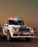 Mercedes Benz G Brabus Police screenshot #1 128x160