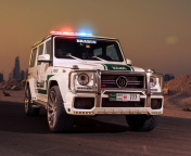 Mercedes Benz G Brabus Police screenshot #1 176x144