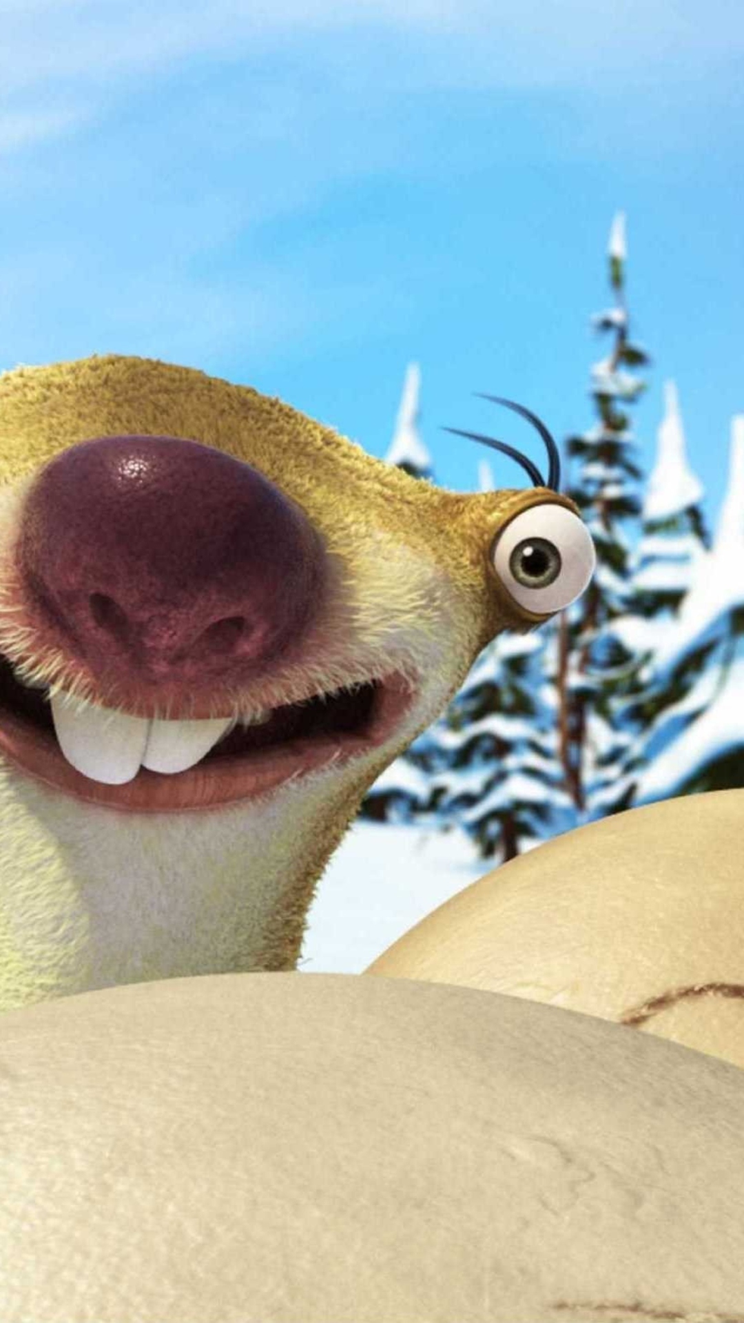 Картинка Sid From Ice Age для телефона и на рабочий стол iPhone 7 Plus