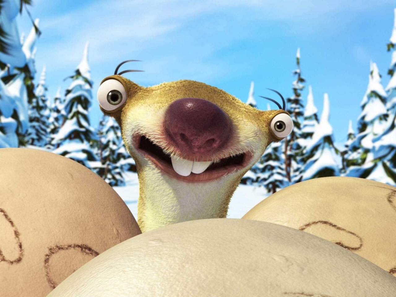 Das Sid From Ice Age Wallpaper 1280x960