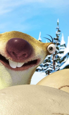 Das Sid From Ice Age Wallpaper 240x400