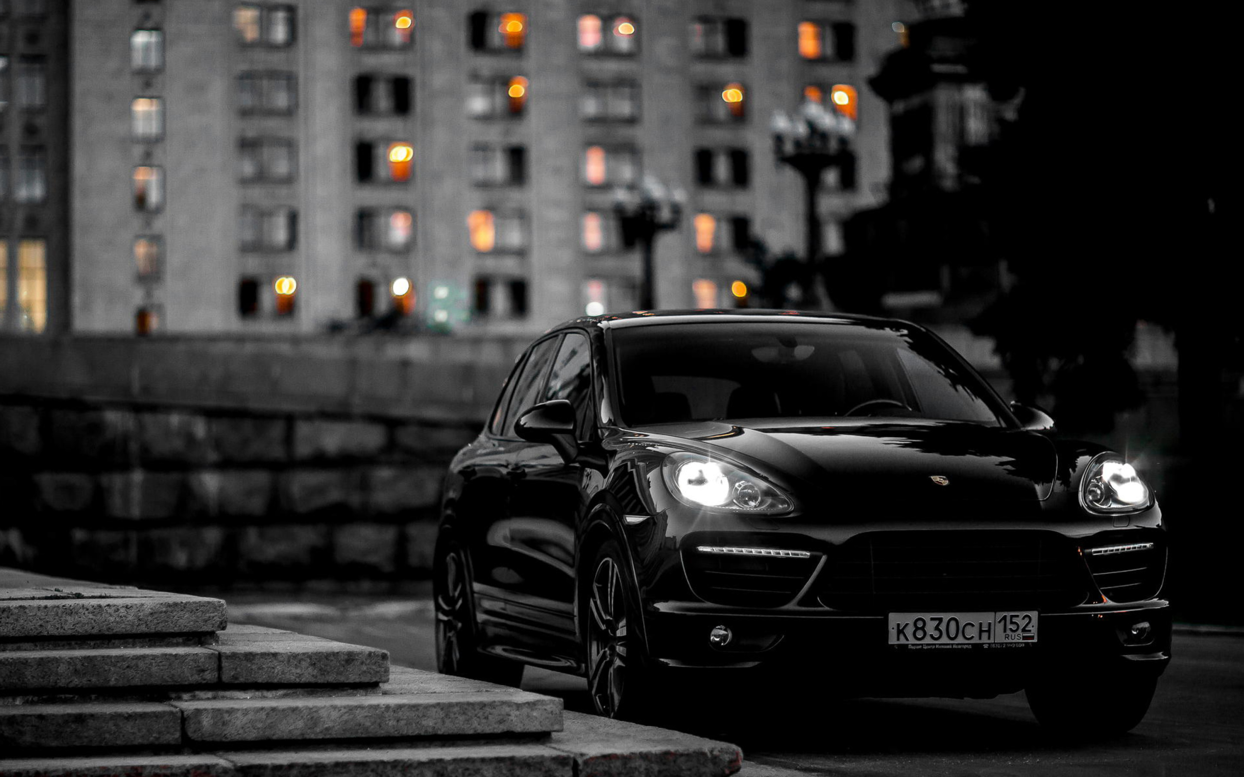 Black Porsche Cayenne GTS screenshot #1 2560x1600