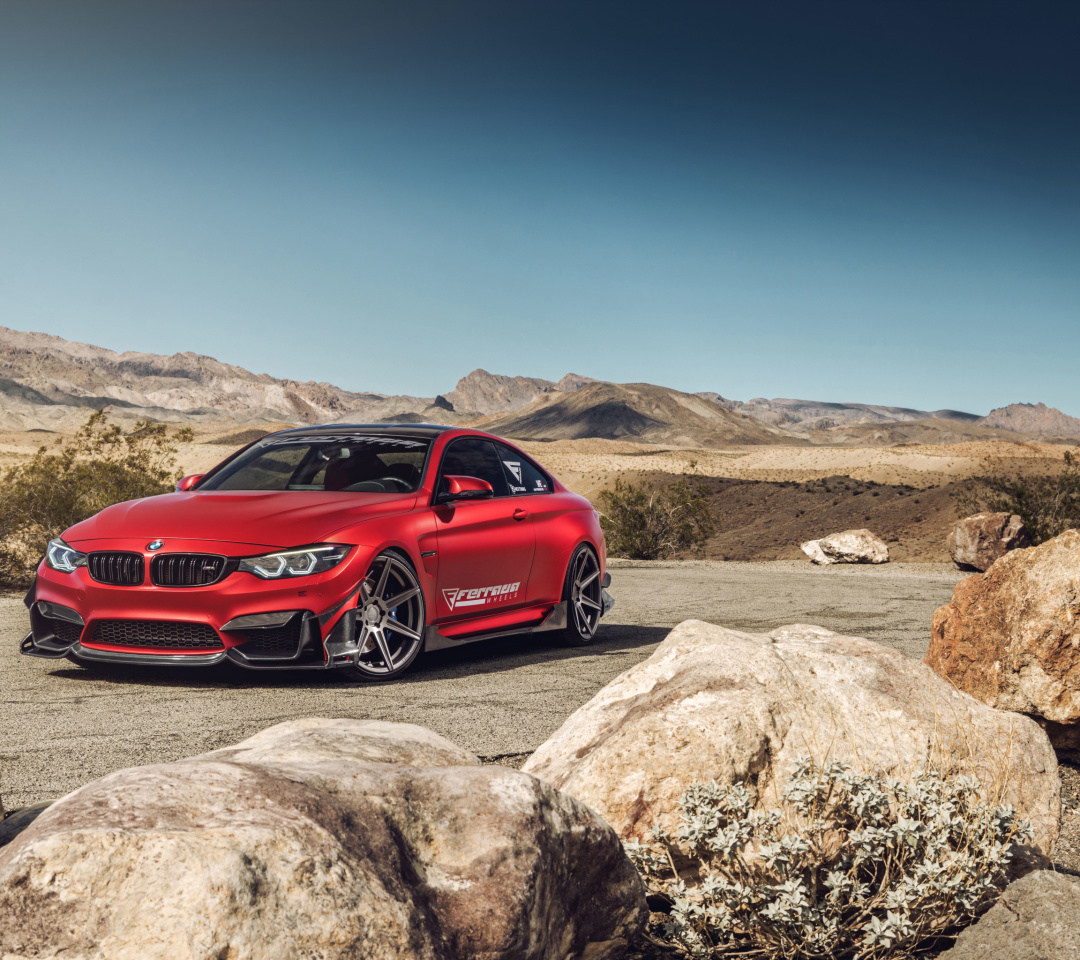 BMW M4 Red wallpaper 1080x960