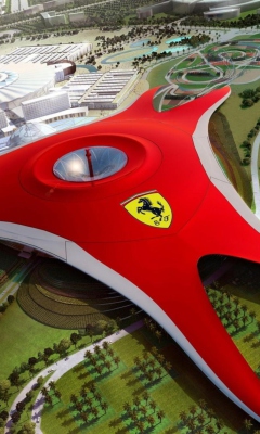 Ferrari World Abu Dhabi - Dubai wallpaper 240x400