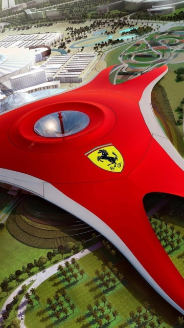 Обои Ferrari World Abu Dhabi - Dubai 360x640