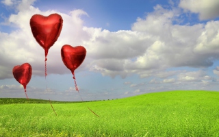 Kostenloses Love Balloons Wallpaper für Android, iPhone und iPad