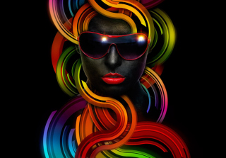 Kostenloses Colorful Face Wallpaper für Android 1280x960