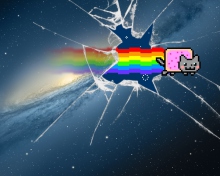 Screenshot №1 pro téma Mountain Lion Nyan Cat 220x176