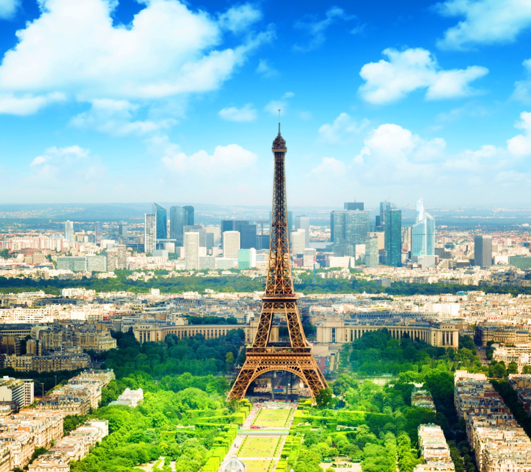 Das Paris In Summer Wallpaper 1080x960