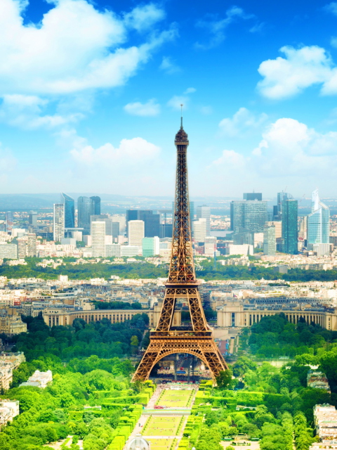 Paris In Summer wallpaper 480x640